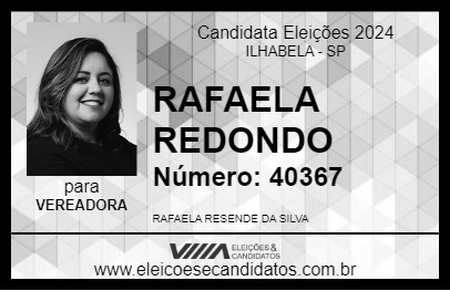 Candidato RAFAELA REDONDO 2024 - ILHABELA - Eleições