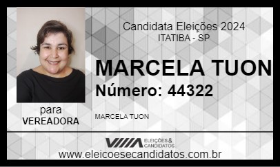 Candidato MARCELA TUON 2024 - ITATIBA - Eleições