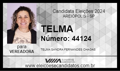 Candidato TELMA 2024 - AREIÓPOLIS - Eleições