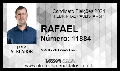 Candidato RAFAEL 2024 - PEDRINHAS PAULISTA - Eleições