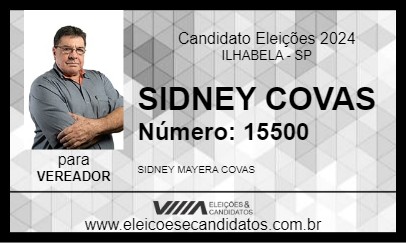 Candidato SIDNEY COVAS 2024 - ILHABELA - Eleições