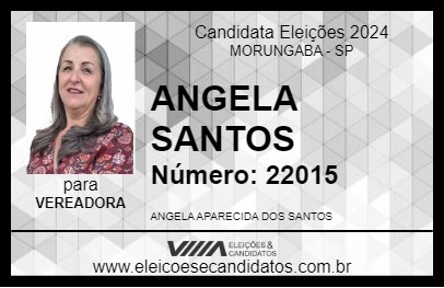 Candidato ANGELA SANTOS 2024 - MORUNGABA - Eleições