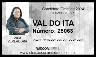 Candidato VAL DO ITA 2024 - ILHABELA - Eleições