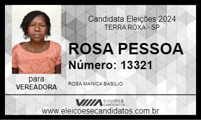 Candidato ROSA PESSOA 2024 - TERRA ROXA - Eleições