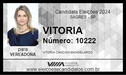 Candidato VITORIA 2024 - SAGRES - Eleições