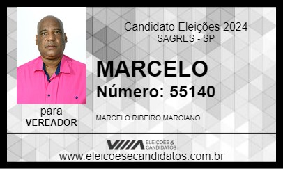 Candidato MARCELO 2024 - SAGRES - Eleições