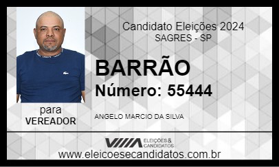 Candidato BARRÃO 2024 - SAGRES - Eleições