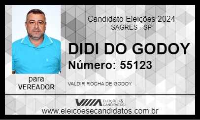 Candidato DIDI DO GODOY 2024 - SAGRES - Eleições