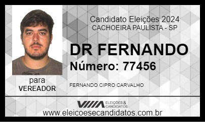 Candidato DR FERNANDO 2024 - CACHOEIRA PAULISTA - Eleições