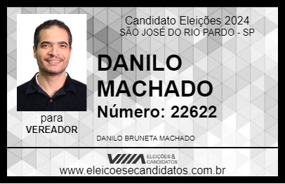 Candidato DANILO MACHADO 2024 - SÃO JOSÉ DO RIO PARDO - Eleições