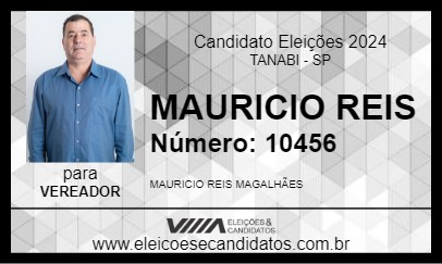 Candidato MAURICIO REIS 2024 - TANABI - Eleições