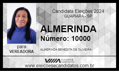 Candidato ALMERINDA 2024 - GUAPIARA - Eleições