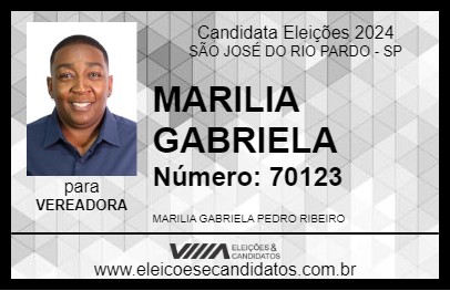 Candidato MARILIA GABRIELA 2024 - SÃO JOSÉ DO RIO PARDO - Eleições