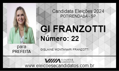 Candidato GI FRANZOTTI 2024 - POTIRENDABA - Eleições