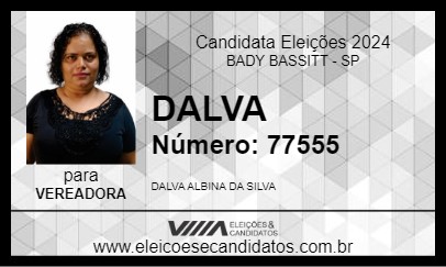 Candidato DALVA 2024 - BADY BASSITT - Eleições