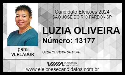 Candidato LUZIA OLIVEIRA 2024 - SÃO JOSÉ DO RIO PARDO - Eleições