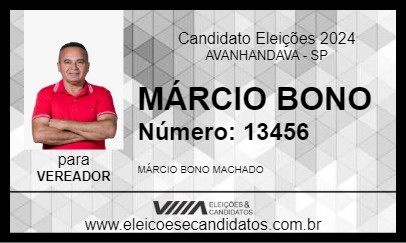 Candidato MÁRCIO BONO 2024 - AVANHANDAVA - Eleições