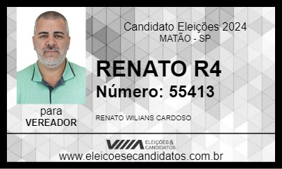 Candidato RENATO R4 2024 - MATÃO - Eleições