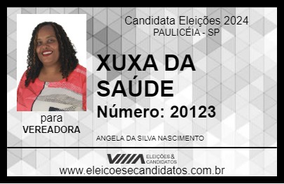 Candidato XUXA DA SAÚDE 2024 - PAULICÉIA - Eleições