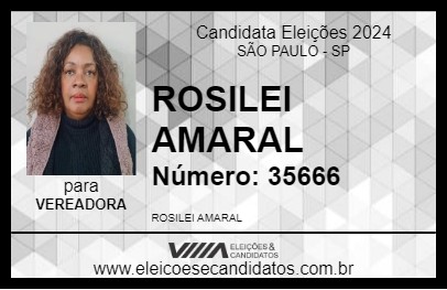 Candidato ROSILEI AMARAL 2024 - SÃO PAULO - Eleições