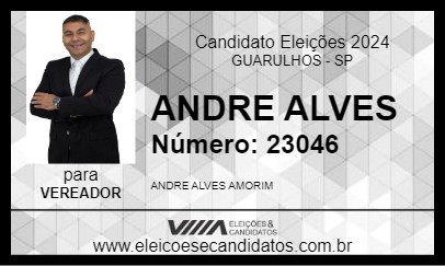 Candidato ANDRE ALVES 2024 - GUARULHOS - Eleições