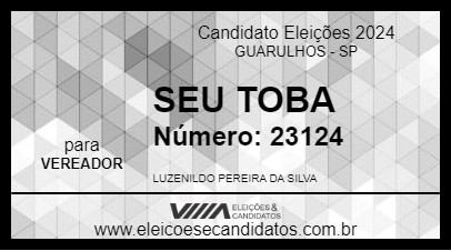 Candidato TOBA BAR 2024 - GUARULHOS - Eleições