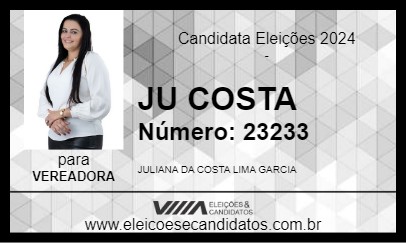 Candidato JU COSTA 2024 - GUARULHOS - Eleições