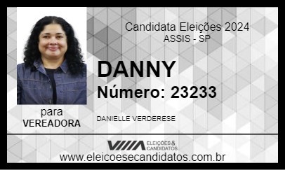 Candidato DANNY 2024 - ASSIS - Eleições