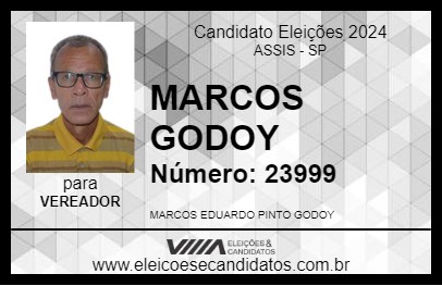 Candidato MARCOS GODOY 2024 - ASSIS - Eleições