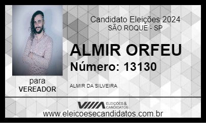 Candidato ALMIR ORFEU 2024 - SÃO ROQUE - Eleições