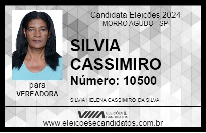 Candidato SILVIA CASSIMIRO 2024 - MORRO AGUDO - Eleições