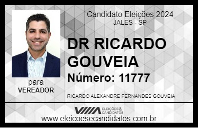 Candidato DR RICARDO GOUVEIA 2024 - JALES - Eleições