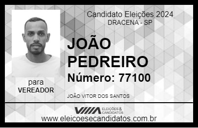 Candidato JOÃO PEDREIRO 2024 - DRACENA - Eleições