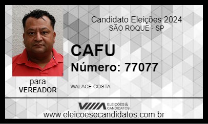 Candidato CAFU 2024 - SÃO ROQUE - Eleições