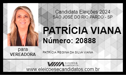 Candidato PATRÍCIA VIANA 2024 - SÃO JOSÉ DO RIO PARDO - Eleições