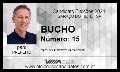 Candidato BUCHO 2024 - IGARAÇU DO TIETÊ - Eleições