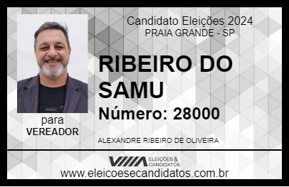 Candidato RIBEIRO SOCORRISTA 2024 - PRAIA GRANDE - Eleições