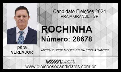 Candidato ROCHINHA 2024 - PRAIA GRANDE - Eleições