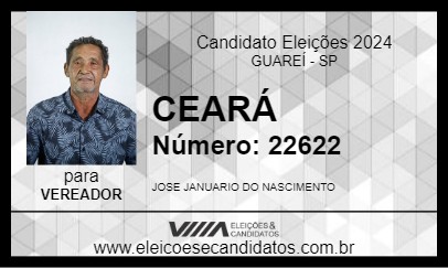 Candidato CEARÁ 2024 - GUAREÍ - Eleições