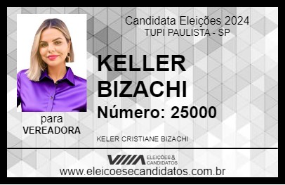 Candidato KELLER BIZACHI 2024 - TUPI PAULISTA - Eleições