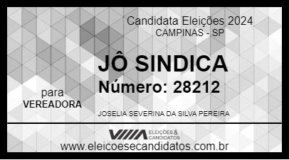 Candidato JÔ SINDICA 2024 - CAMPINAS - Eleições