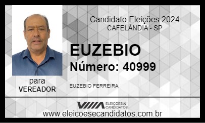 Candidato EUZEBIO 2024 - CAFELÂNDIA - Eleições