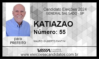 Candidato KATIAZAO 2024 - GENERAL SALGADO - Eleições