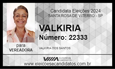 Candidato VALKIRIA 2024 - SANTA ROSA DE VITERBO - Eleições