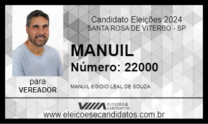 Candidato MANUIL 2024 - SANTA ROSA DE VITERBO - Eleições