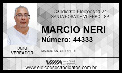 Candidato MARCIO NERI 2024 - SANTA ROSA DE VITERBO - Eleições