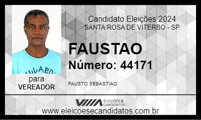 Candidato FAUSTAO 2024 - SANTA ROSA DE VITERBO - Eleições