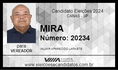 Candidato MIRA 2024 - CANAS - Eleições