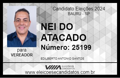 Candidato NEI DO ATACADO 2024 - BAURU - Eleições