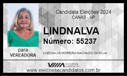 Candidato LINDNALVA 2024 - CANAS - Eleições